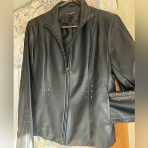 Women’s Large Colebrook large faux leather jacket
